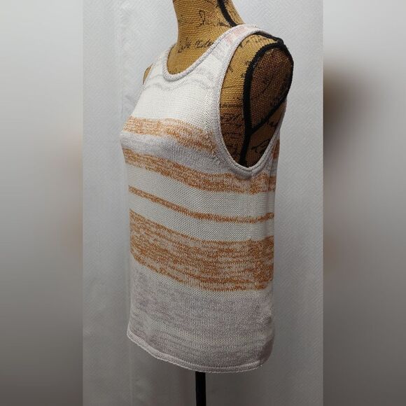 Splendid Striped Sweater Tank Sz M - Picture 3 of 8